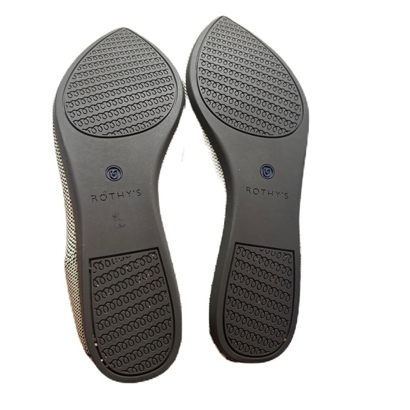 Rothy’s Pistachio Python Pointed Toe Flat Rare Retired Unicorn Size 8 Green - Picture 11 of 13